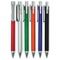 Customized Plastic Ball Pen with Rubber Finish for Promotion