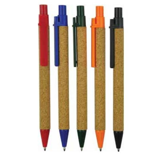 Hot Selling Recycle Cork Ball Pen for School Supply