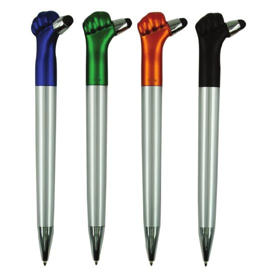 Customized Logo Plastic Shaped Ball Pen with Twist