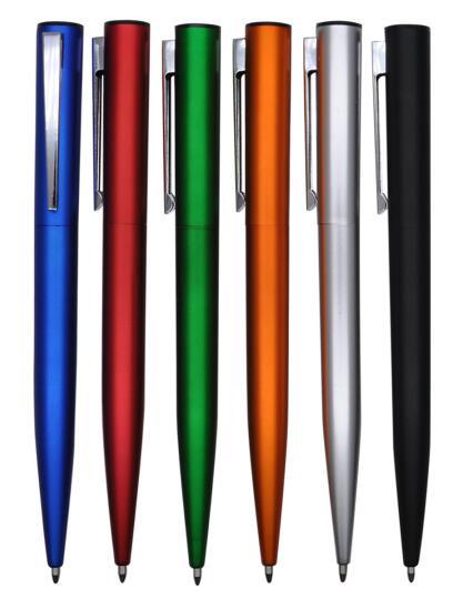 Newest Twist Plastic Ball Pen for Promotional Gift with Logo
