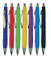Rubber Finish Click Plastic Ball Pen for Promotion Gift